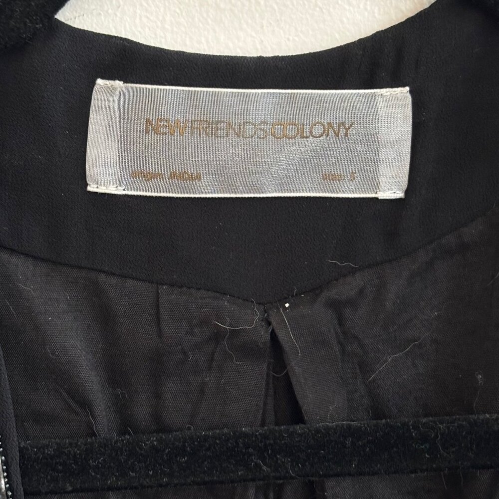 New Friends Colony Sequin Jacket - Black - Small - Picture 4 of 4
